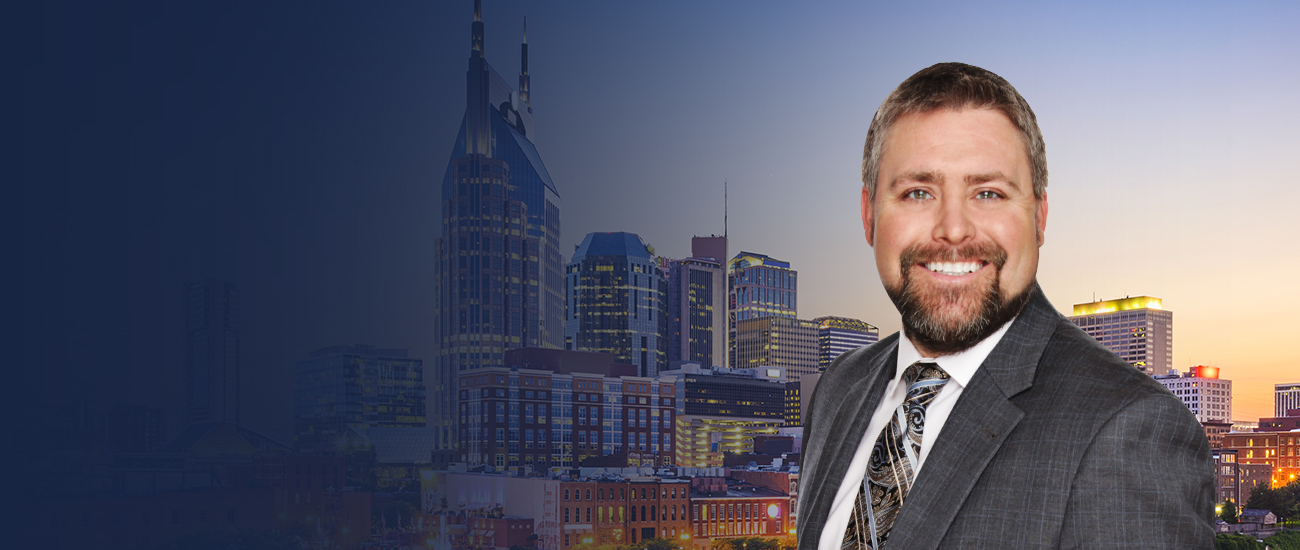 Jeffrey Jackson's Picture in front of Nashville's Skyline